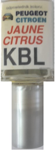 CITROEN PEUGEOT KBL JAUNE CITRUS LAKIER ZAPRAWKA
