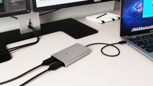 Karta graficzna dual 2x Displayport 60Hz 4K USB C