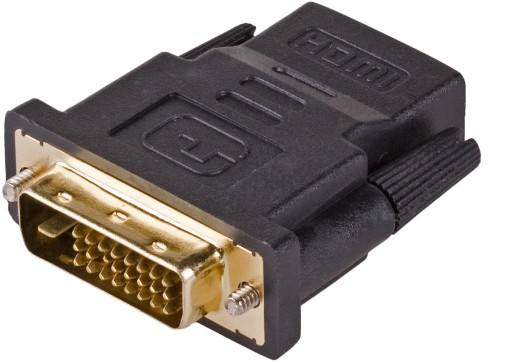 АДАПТЕР DVI-HDMI 24+1 GOLD DUAL LINK