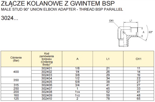 Угловой соединитель BSP 90 3/8 дюйма