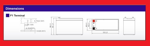 Батарея 7AH 12V NP7-12 Genesis UPS Alarm