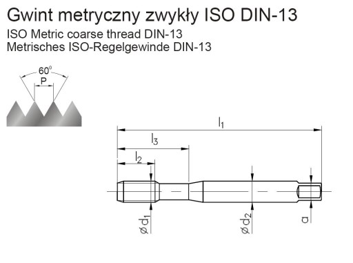 GWINTOWNIK MASZYNOWY M12 FANAR R40 HSSE 800 FANAR SKRĘTNY DIN-376