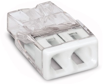 SZYBKOZŁĄCZKA WAGO ZŁĄCZKA PODWÓJNA do puszek 2x0,5-2,5mm² 10 sztuk