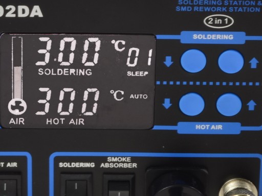 Паяльная станция HOTAIR WEP 992DA + силиконовый коврик