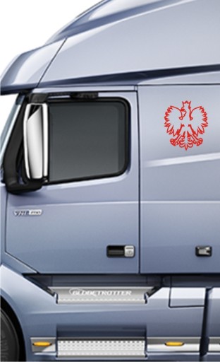 Naklejka patriotyczna Orzełek Polska na tira auto *24cm *Wzory *Kolory