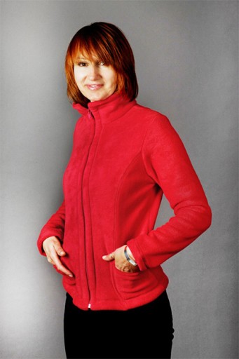 Bluza Polarowa Damska Ciepła POLAR MAX02 XXL czerw