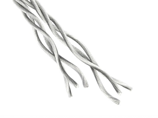 Lina linka stalowa NIERDZEWNA INOX Kwasoodporna splot 7x19 2,5mm 1m