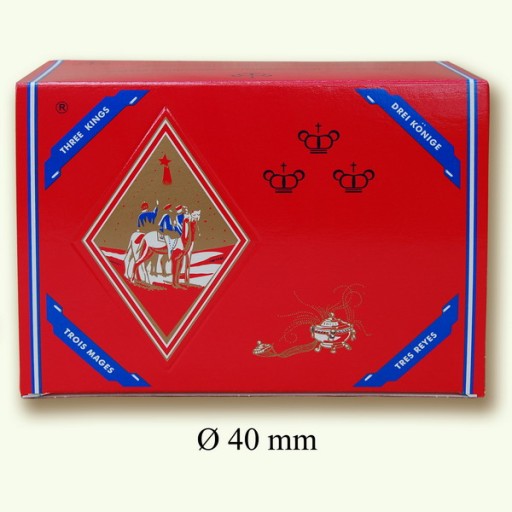 THREE KINGS CARBON 40мм - КОРОБКА - 10 рулонов