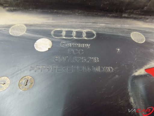 8W7825219 OSŁONA PODWOZIA TYŁ AUDI A5 8W6 CABRIO