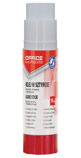 Klej w sztyfcie 15g biurowy PVA Office Products x 36 szt