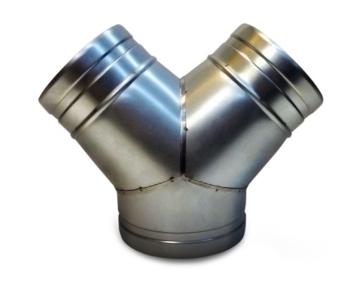 Trójnik Y-portki ocynk fi 125 / 150 / 125 mm