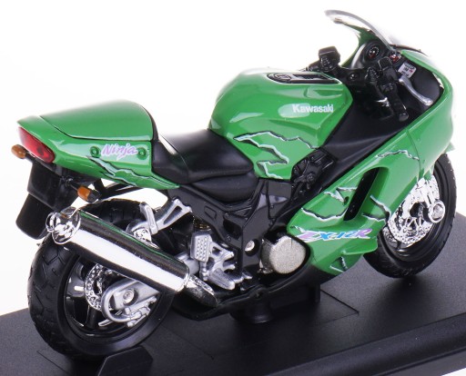 МОДЕЛЬ KAWASAKI NINJA ZX-12R МЕТАЛЛИЧЕСКИЙ МОТОР WELLY 1:18