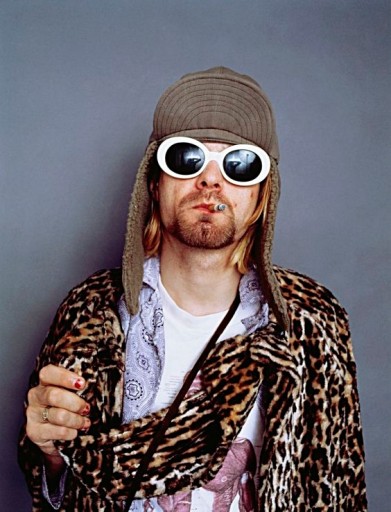 СОЛНЦЕЗАЩИТНЫЕ ОЧКИ KURT COBAIN NIRVANA, БЕЛЫЕ