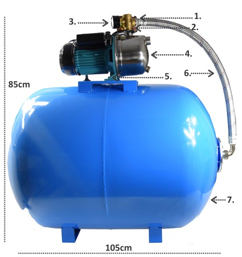 Гидрофорный комплект 150л OMNIGENA JY 1000 HYDROFOR