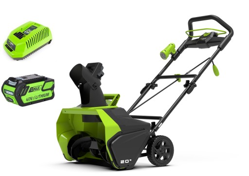 Greenworks GD40ST — Аккумуляторный снегоочиститель — БЕЗ АККУМУЛЯТОРОВ И ЗАРЯДНОГО УСТРОЙСТВА