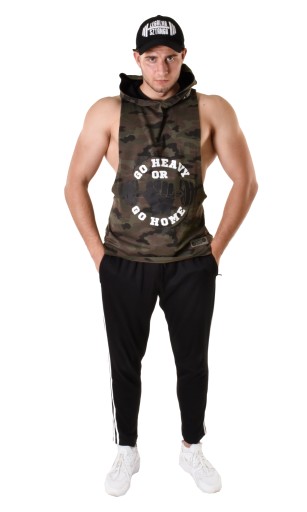Tank Top z kapturem Legalna Sztanga moro S gym
