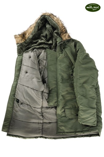 ALASKA PARKA N3B Базовая зимняя куртка OLIV - XS