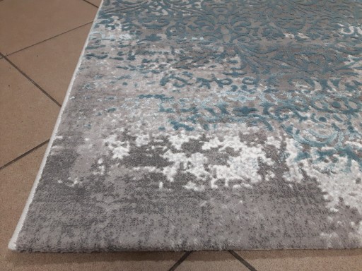 TAMARES Ковер 160x230 VINTAGE LOFT серый бирюзовый