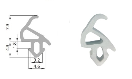 Uszczelki do okna okien okienne S-1560 A ALUPLAST