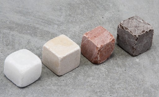 декоративные белые КАМНИ, галька TASOS, 15–30 мм, 25 кг