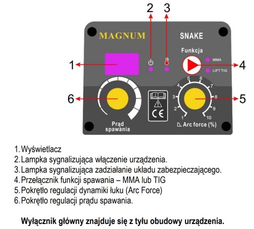 ИНВЕРТОРНЫЙ СВАРОЧНЫЙ АППАРАТ MAGNUM SNAKE 200 GDMS БЕСПЛАТНО