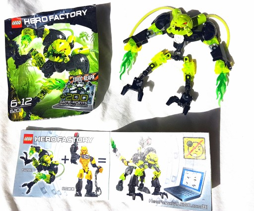 LEGO BLOCKS 6201 HERO FACTORY Фигурка Токсичного Рипы