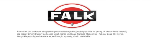 FALK Трактор детский Case IH Ride-On Red с прицепом + аксессуары с 12 месяцев