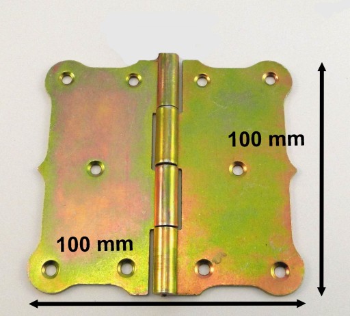 ПЕТЛЯ СТРОИТЕЛЬНАЯ, ПОКРЫТАЯ, ДЕКОРАТИВНАЯ ПЕТЛЯ 100X100