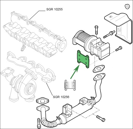 Заглушка EGR 1.9 JTD ALFA ROMEO FIAT 1.9 CDTi OPEL