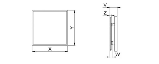 ВЕНТИЛЯТОРНАЯ ПАНЕЛЬ AWENTA GLAZURA PI100 INSIDE SYS+