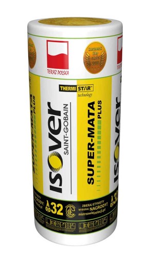 МИНЕРАЛЬНАЯ ВАТА Isover SUPER-MATA PLUS 15 150 032