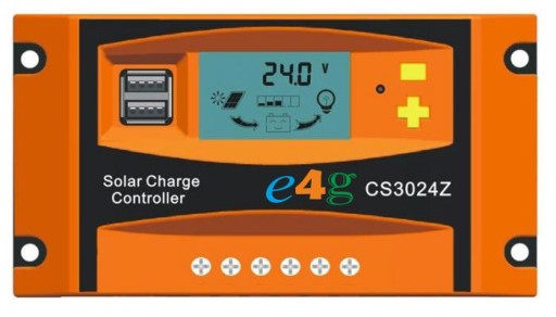 КОНТРОЛЛЕР СОЛНЕЧНОЙ ЗАРЯДКИ LCD 30A 12V/24V PWM KL