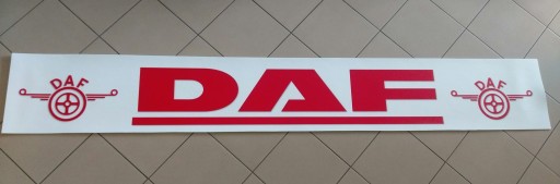 Брызговик полуприцепа DAF, белый