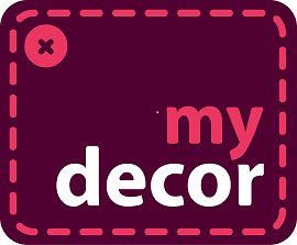 Подвеска ВЕНОК из ажурной фанеры Mydecor РОЖДЕСТВО