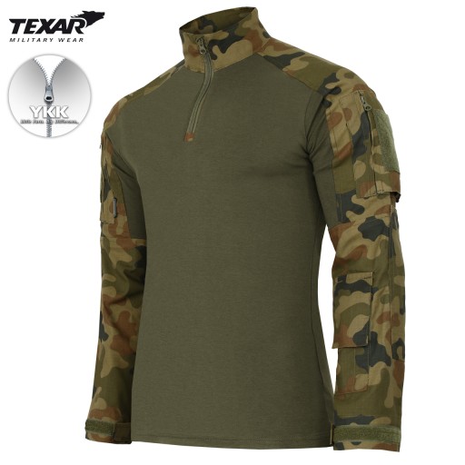ВОЕННАЯ ТАКТИЧЕСКАЯ ТОЛСТОВКА TEXAR COMBAT SHIRT PL CAMO MORO модель 93 L