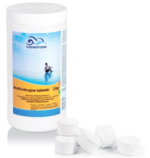 Aktywny tlen tabletki tlenowe do basenow 20g 1kg