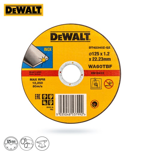 Шлифмашина 125 мм 1500 Вт DeWALT DWE4257 + 3 ДИСКОВ