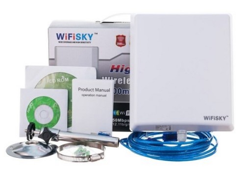 АКТИВНАЯ АНТЕННА WiFi SKY 5м USB ИНТЕРНЕТ 10км 2 ГОДА