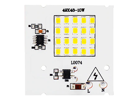 LED COB MODULE 10Вт SMD2835 теплый белый 230В