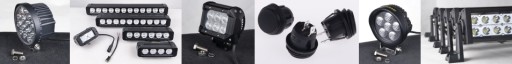 LAMPA REFLEKTOR LED 60W CREE HOMOLOGACJA 12V 24V