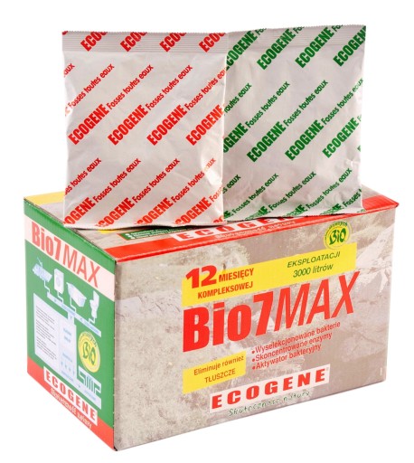 BIO7 MAX 2KG + BIO 7 ШОК-БАКТЕРИИ ДЛЯ ОЧИСТНЫХ УСТАНОВОК