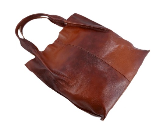 Кожаная сумка SHOPPER NATURAL LEATHER сумка