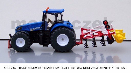 Трактор SIKU 3273 New Holland T8.390, масштаб 1:32