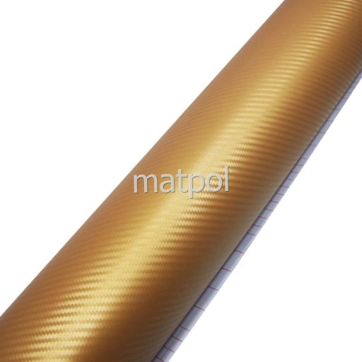 ТЕРМОПЛАСТИЧНАЯ ФОЛЬГА CARBON 3D GOLD 152 x 50 см