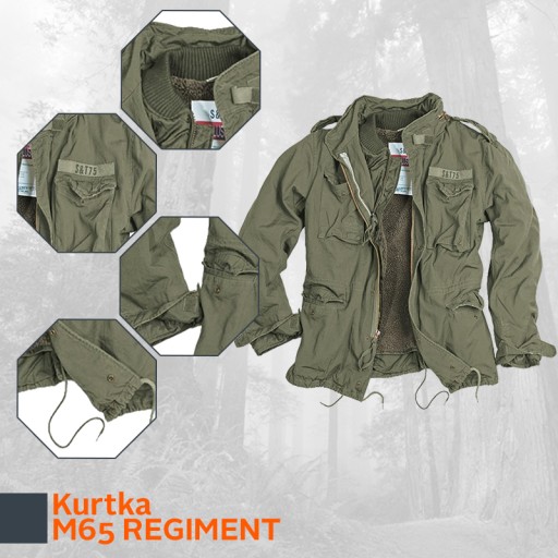 КУРТКА ТЕПЛАЯ REGIMENT M65 Подкладка 3в1 L