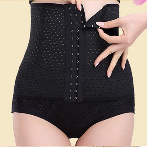 Пояс для похудения, высокий, BLACK CORSET 5XL