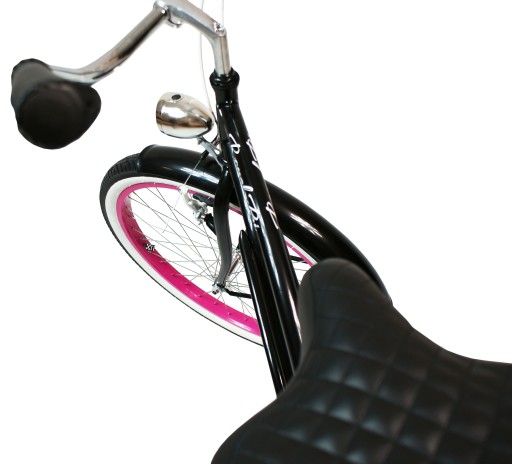 Женский велосипед Beach Cruiser 26 LADY черные шестерни розовый ROYALBI shimano