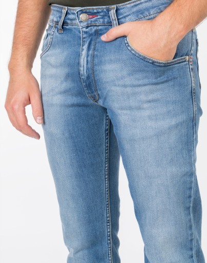 Długie Spodnie Jeans Męskie Texasy Dżinsy dla Wysokich HUNTER 110/22 W32L36