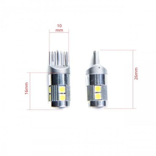 W5W 2 шт. ЛАМПОЧНЫЕ СВЕТОДИОДЫ 9 SMD EinParts CANBUS