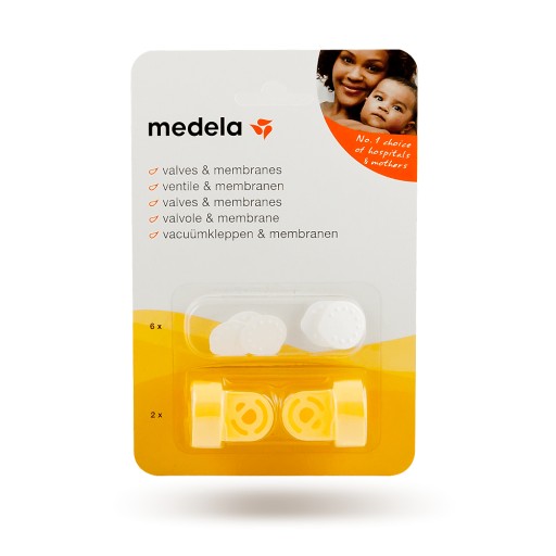 НАБОР Medela: 2 клапана + 6 диафрагм для молокоотсоса